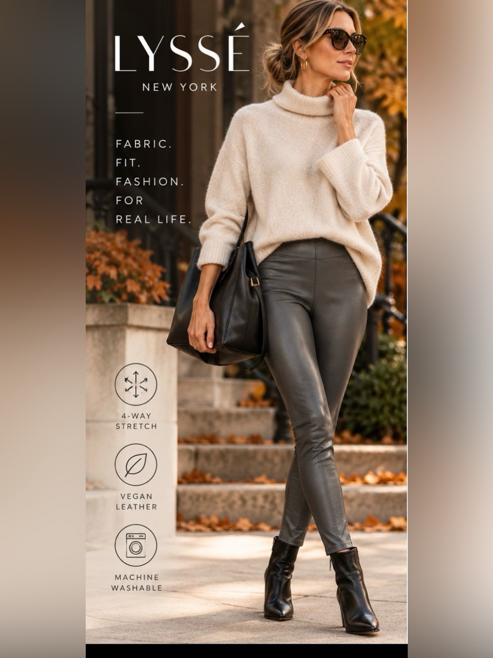 Lyssé Textured Vegan Leather Leggings Charcoal NWT Size XS High Rise